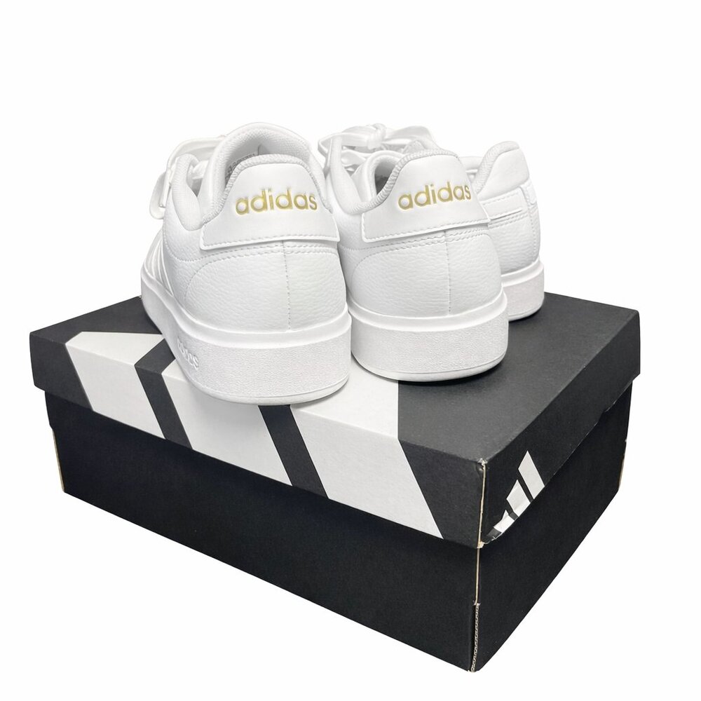 Adidas Grand Court 2.0 White Sneakers Women’s 7.5 New in Box - Picture 3 of 6